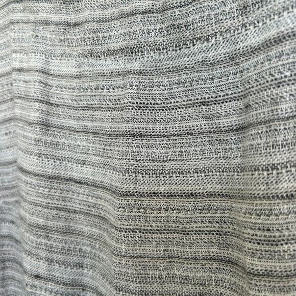 Pure J.Jill Women's Gray Striped 100% Linen Faux Wrap Dress Size XS - Picture 3 of 6